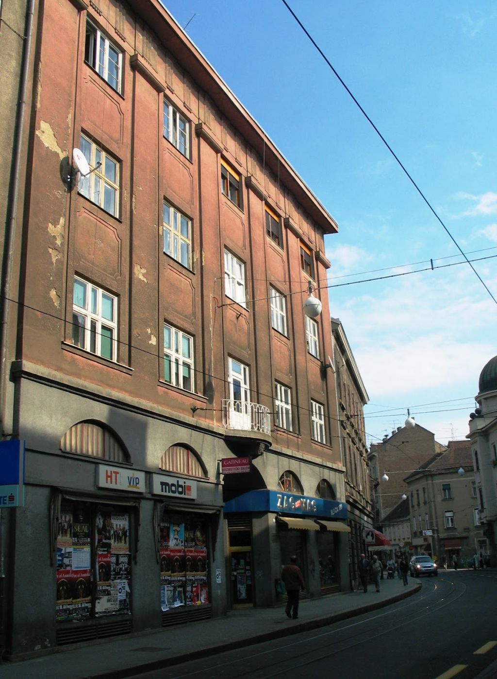 Ilica 100. Poslovno stambena trokatnica (arhitekti Kovačić i Ehrlich 1912. godine)